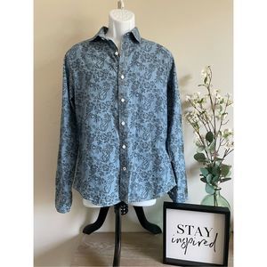 IZOD Saltwater Relaxed Classics Denim Button down Shirt